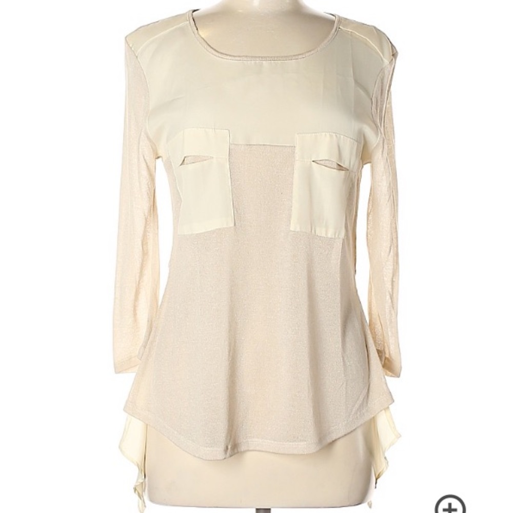 Alberto Makali Ivory Top Size M